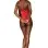 Bow Tie Teddy With Restraint - One Size - Lipstick Red