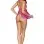 Babydoll and G-String - One Size - Fuchsia