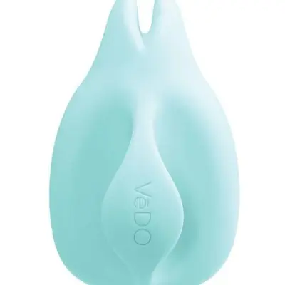 Huni Rechargeable Finger Vibe - Tease Me Turquoise