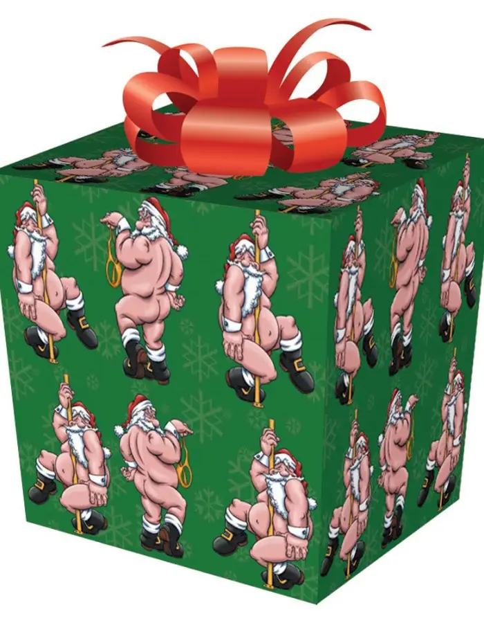 Gift Wrap Santa