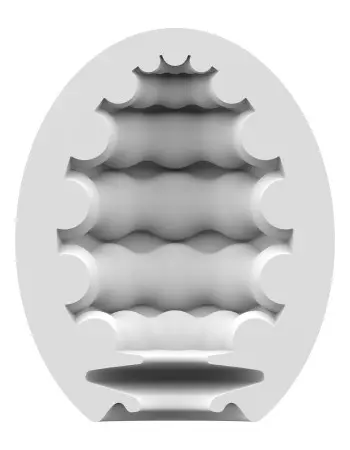 Satisfyer Masturbator Egg - Riffle - Light Green