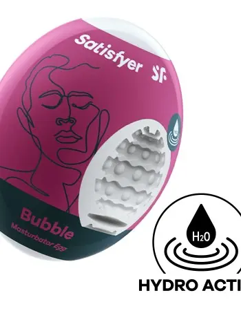 Satisfyer Masturbator Egg - Bubble - Violet
