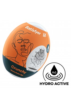 Satisfyer Masturbator Egg - Crunchy - Orange