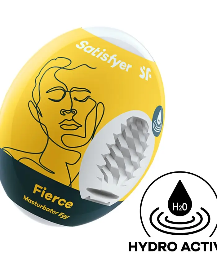 3 Pc Set Masturbator Egg - Fierce - Yellow
