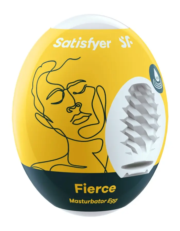3 Pc Set Masturbator Egg - Fierce - Yellow