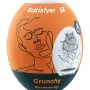 3 Pc Set Masturbator Egg - Crunchy - Orange