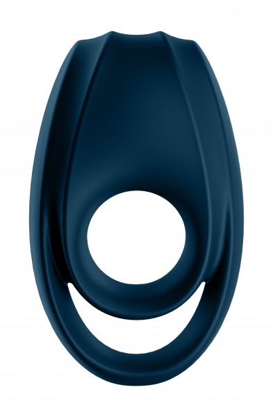 Incredible Duo Ring Vibrator - Dark Blue