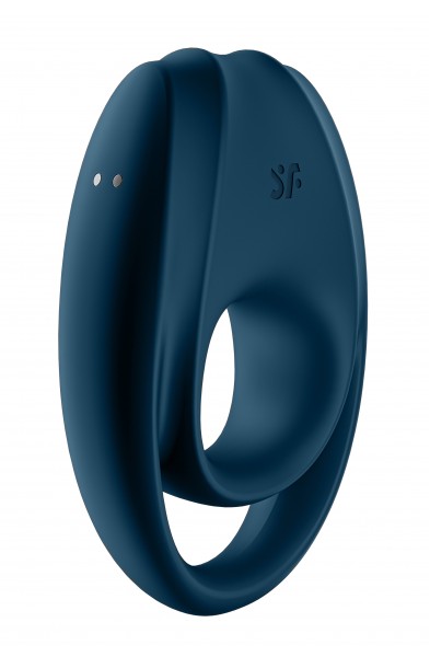 Incredible Duo Ring Vibrator - Dark Blue