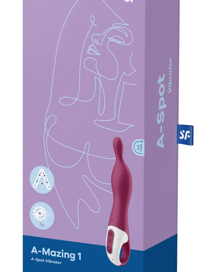 A-Mazing 1 a-Spot Vibrator - Berry
