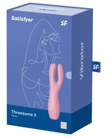 Threesome 3 Vibrator - Pink