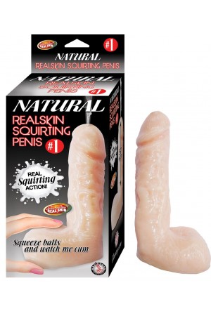 Natural Realskin Squirting Penis #1 - Flesh