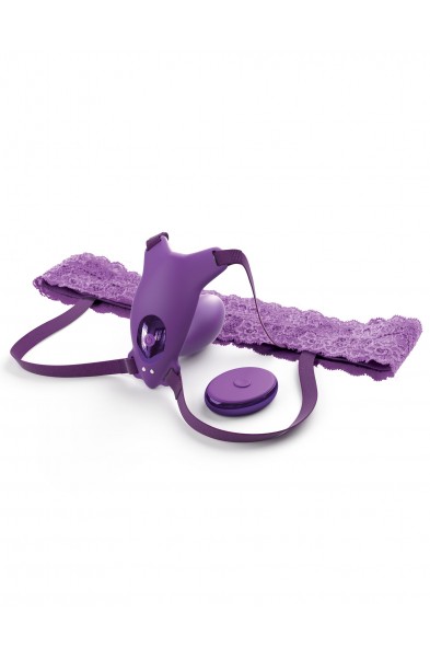 Fantasy for Her Ultimate G-Spot Butterfly Strap-on - Purple