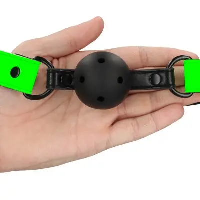 Breathable Ball Gag - Glow in the Dark