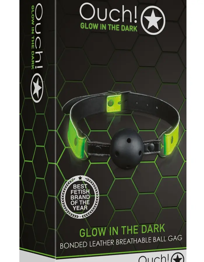 Breathable Ball Gag - Glow in the Dark