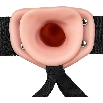 Hollow Strap-on Without Balls 6 Inch - Flesh