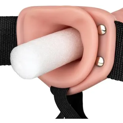 Hollow Strap-on Without Balls 6 Inch - Flesh