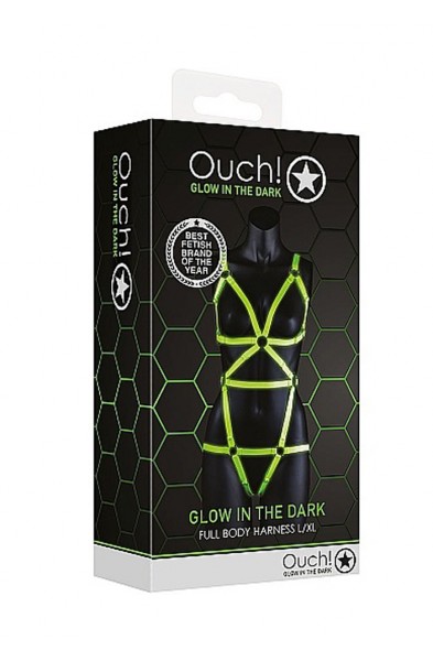 Full Body Harness - Large/xlarge - Glow in the  Dark