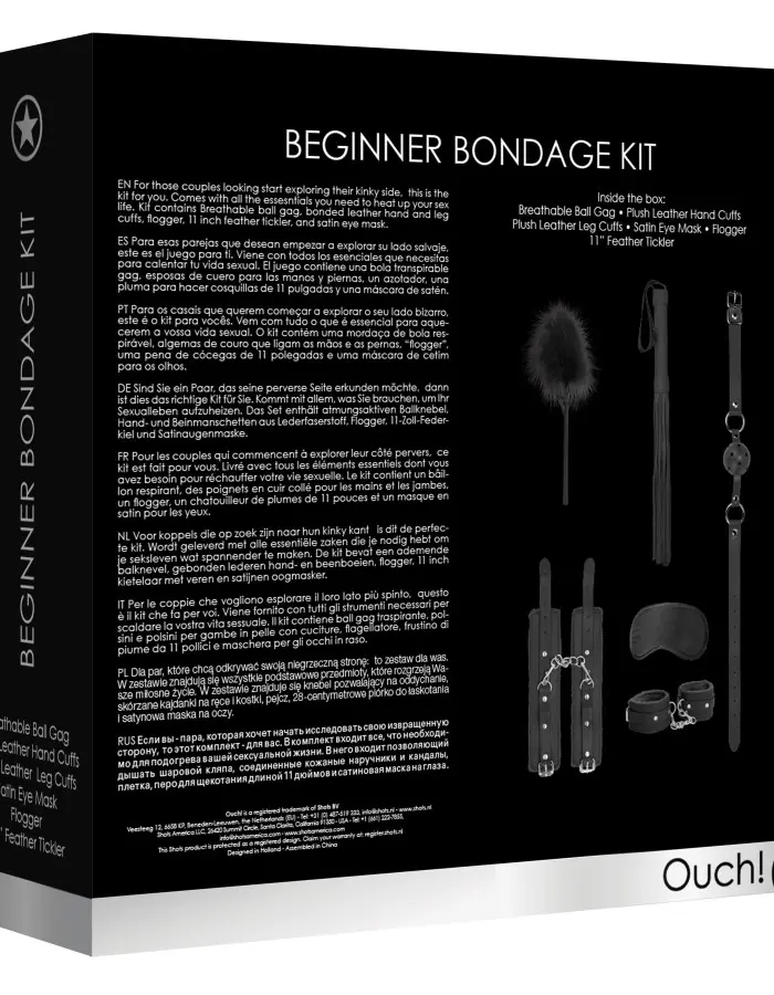 Beginners Bondage Kit - Black