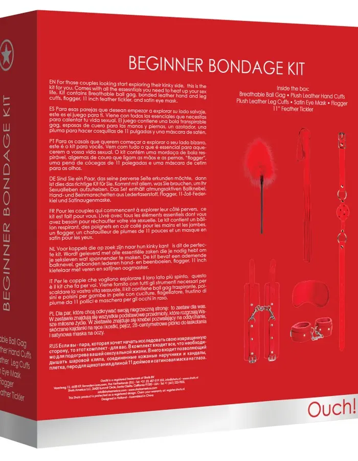 Beginners Bondage Kit - Red