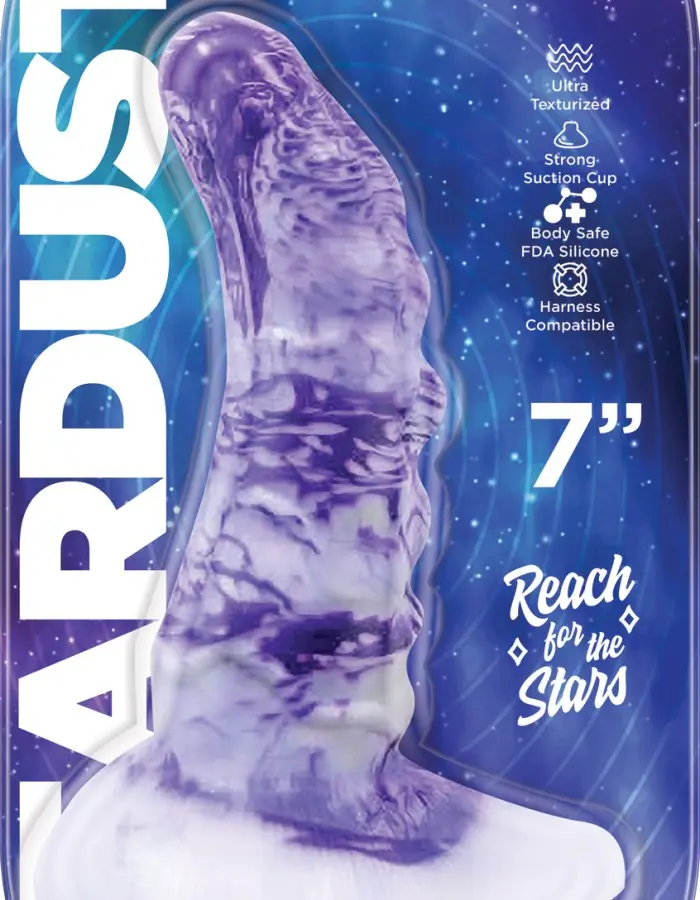 Stardust - Alien Cock - Bendable Texturized Dildo Texturized Dildo - 7 Inch