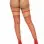 Vegan Leather Bow Garter - One Size - Red