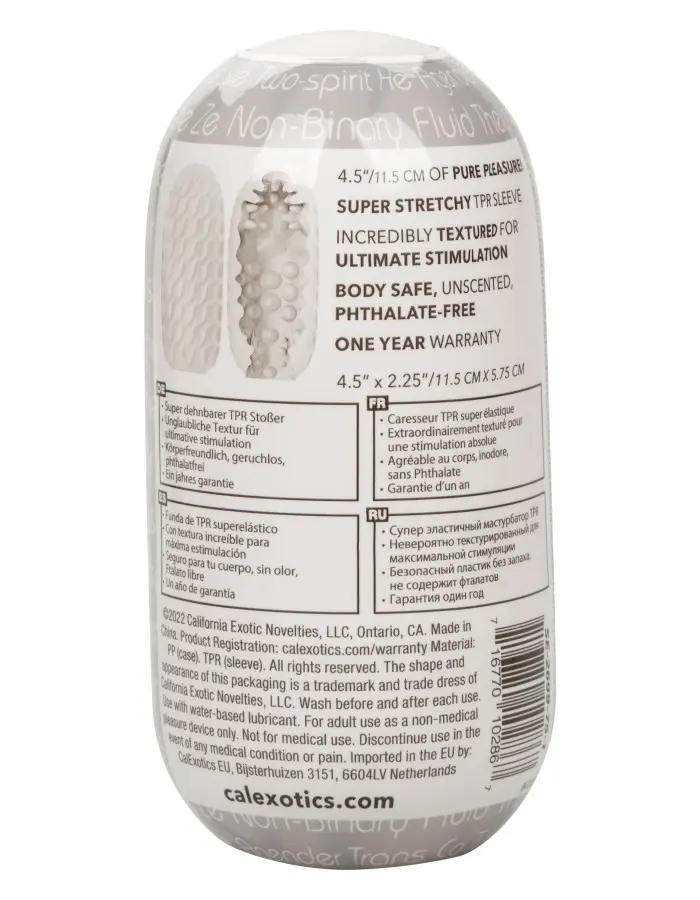 Boundless Reversible Nubby Stroker - Clear