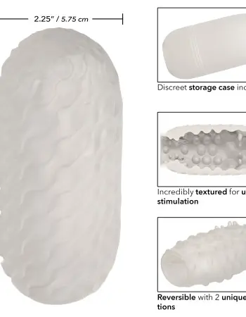 Boundless Reversible Nubby Stroker - Clear