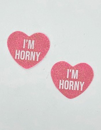 i'm Horny Berry Candy Heart Pasties