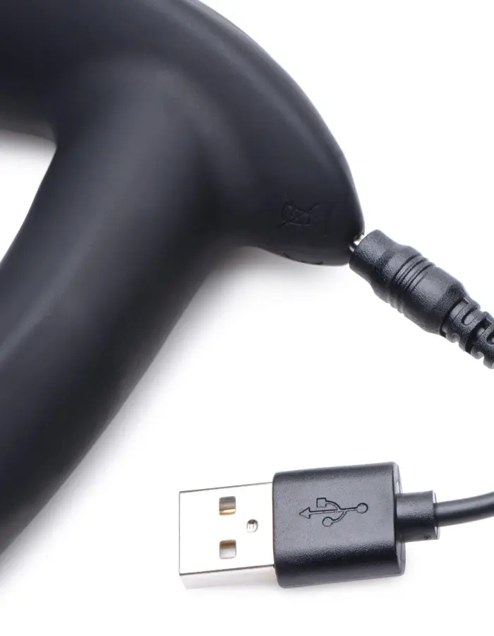 E-Stim and Vibrating Prostate Massager - Black