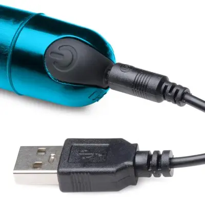 10x Slim Metallic Bullet - Blue