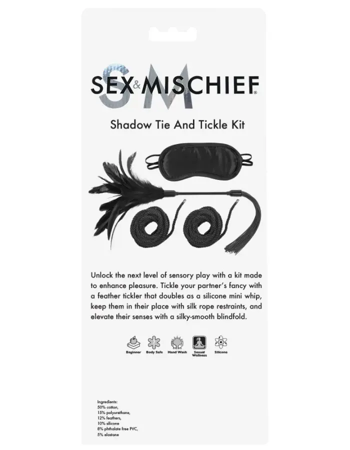 Shadow Tie and Tickle Kit - Black