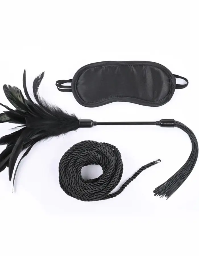 Shadow Tie and Tickle Kit - Black