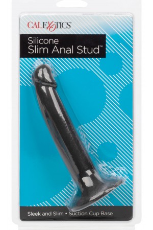 Silicone Slim Anal Stud - Black