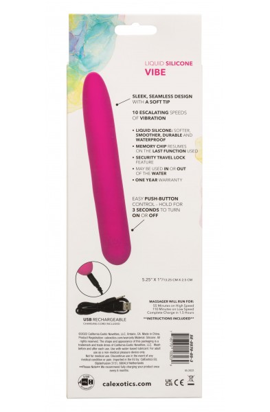 Bliss Liquid Silicone Vibe - Pink