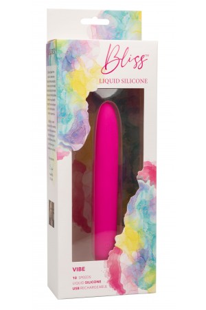 Bliss Liquid Silicone Vibe - Pink