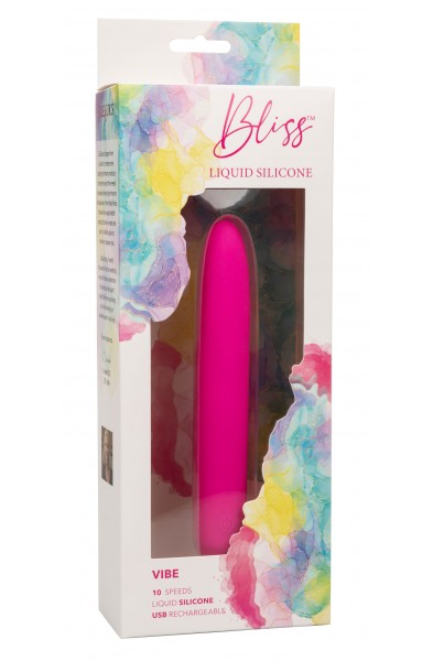 Bliss Liquid Silicone Vibe - Pink