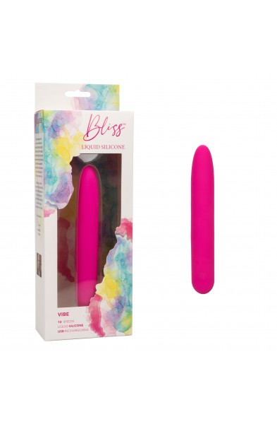 Bliss Liquid Silicone Vibe - Pink