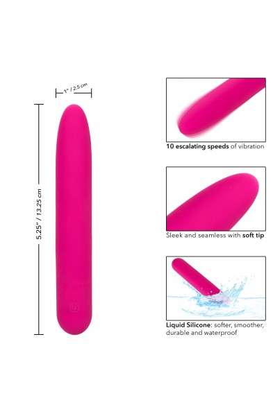 Bliss Liquid Silicone Vibe - Pink