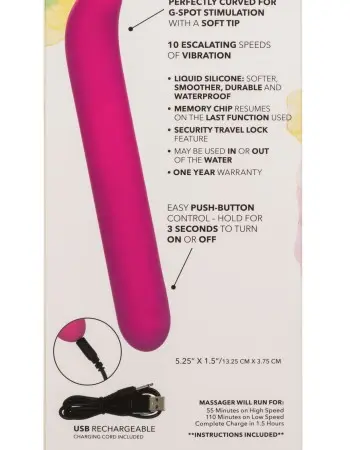 Bliss Liquid Silicone G Vibe - Pink