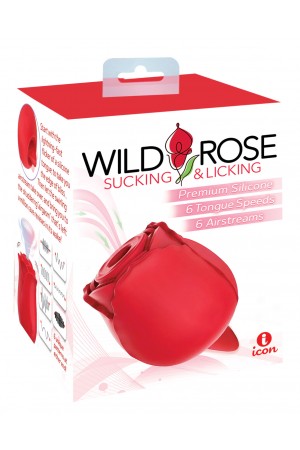 Wild Rose Sucking and Licking - Red