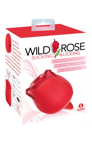 Wild Rose Sucking and Licking - Red