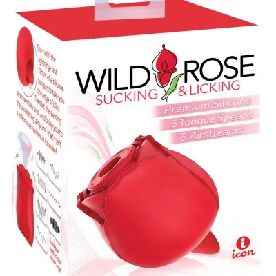 Wild Rose Sucking and Licking - Red