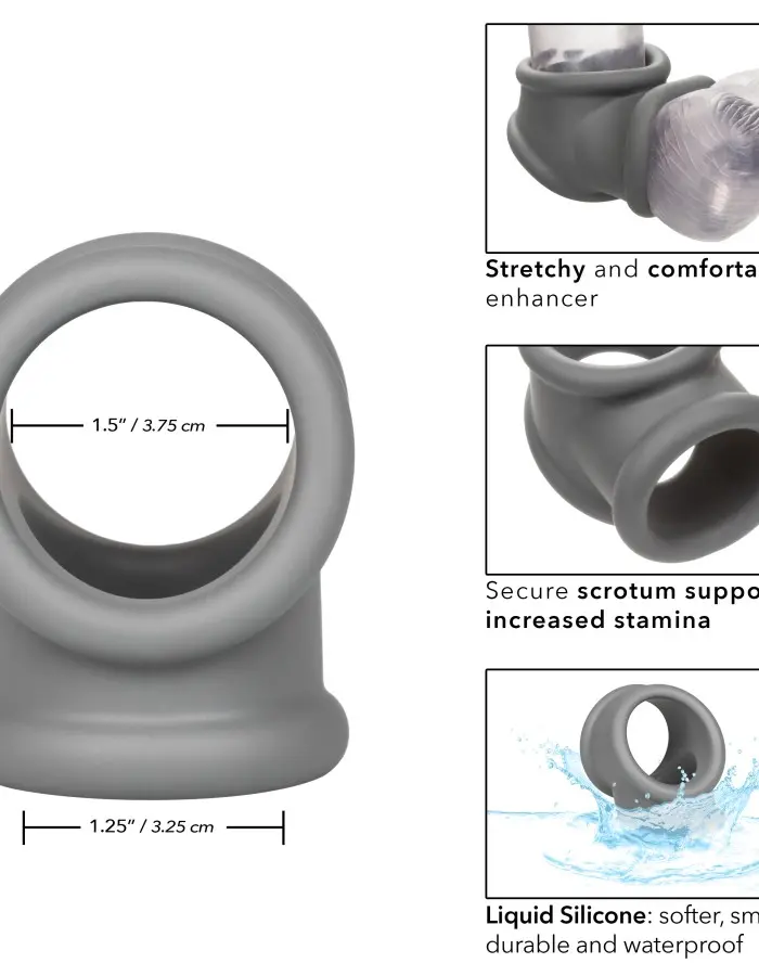 Alpha Liquid Silicone Precision Ring - Gray