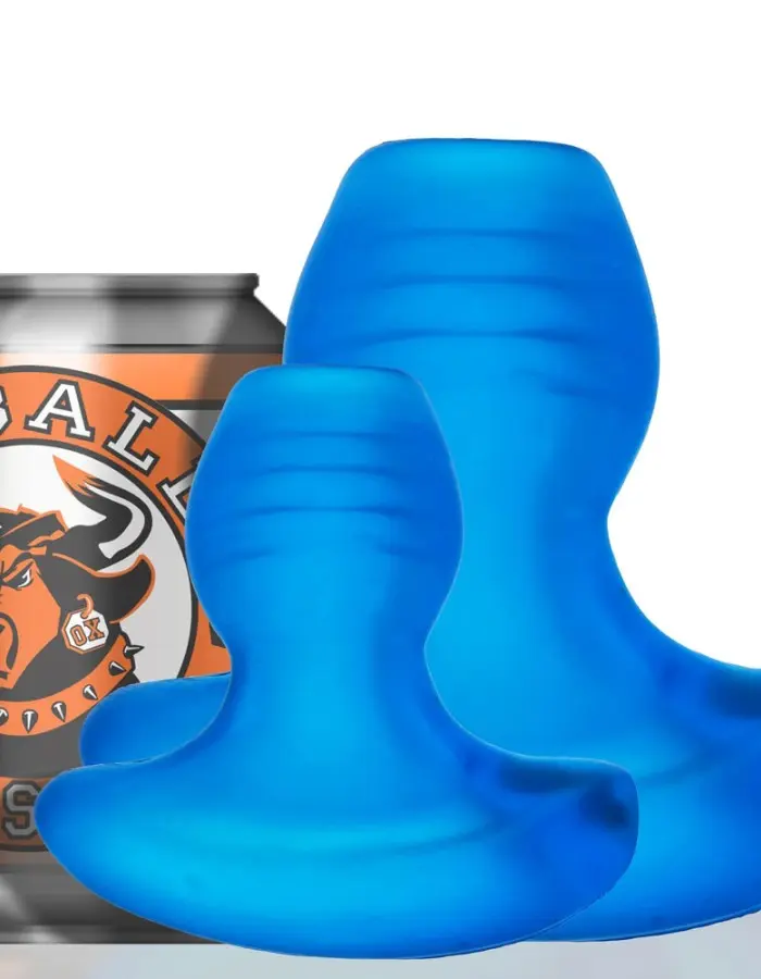 Glow Hole 1 Butt Plug - Small - Blue Morph