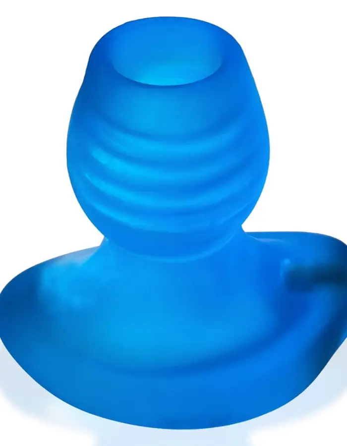 Glow Hole 1 Butt Plug - Small - Blue Morph