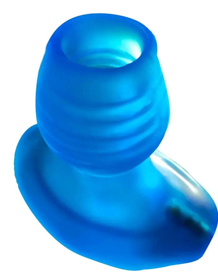 Glow Hole 1 Butt Plug - Small - Blue Morph