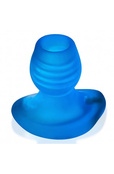 Glow Hole 2 Butt Plug - Large - Blue Morph