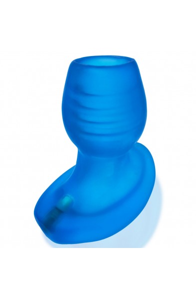 Glow Hole 2 Butt Plug - Large - Blue Morph