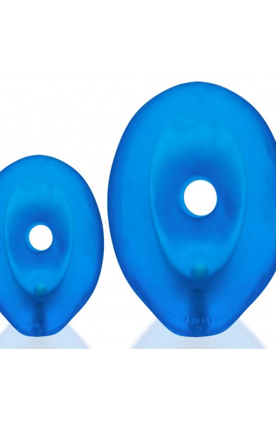 Glow Hole 2 Butt Plug - Large - Blue Morph