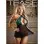 Jayne Babydoll and G-String - Small/medium - Dark Teal
